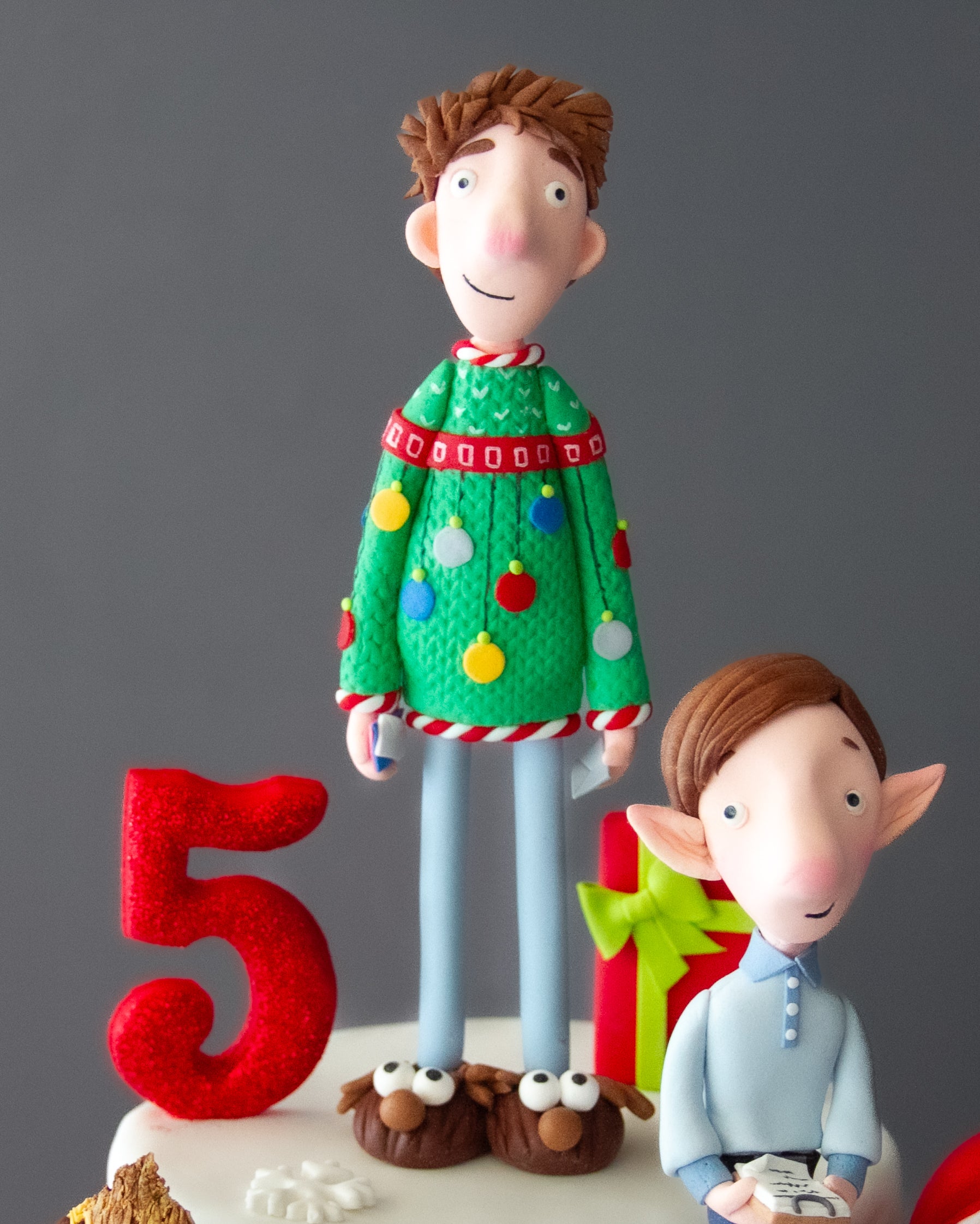 arthur christmas pasta – hediye operasyonu çizgi film pastası