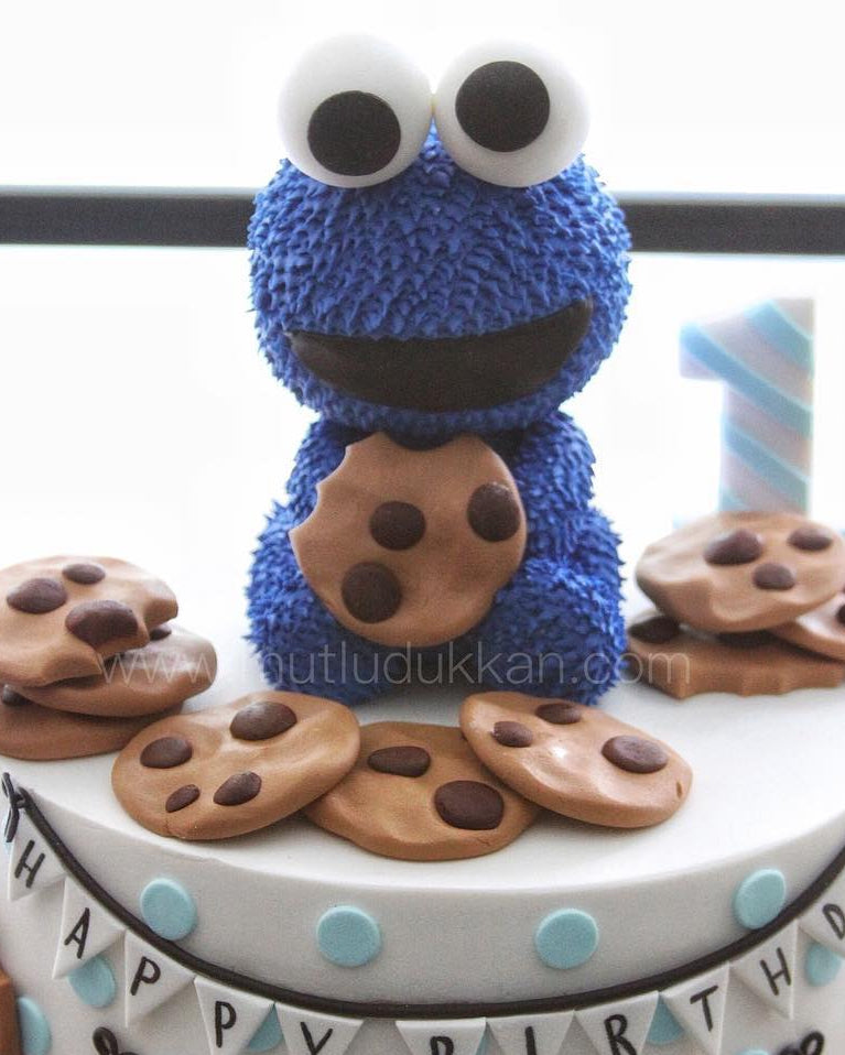 cookie monster pasta – susam sokağı pastası