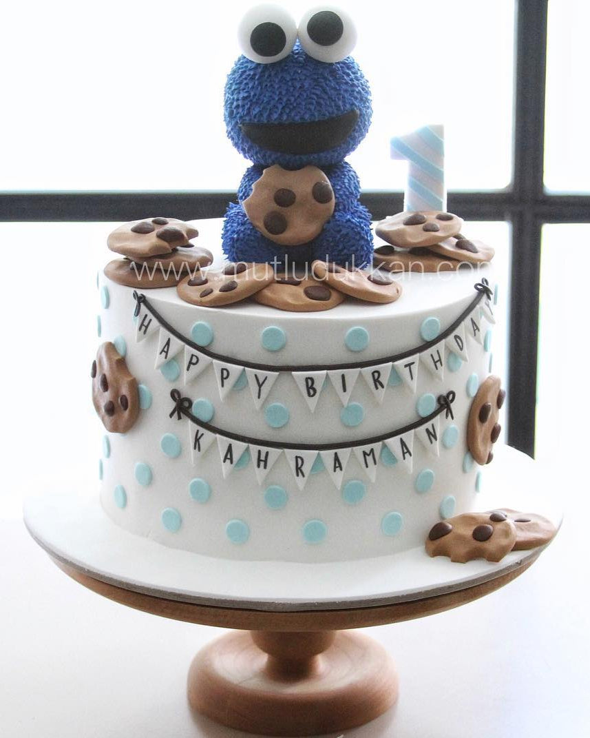 cookie monster pasta – susam sokağı pastası