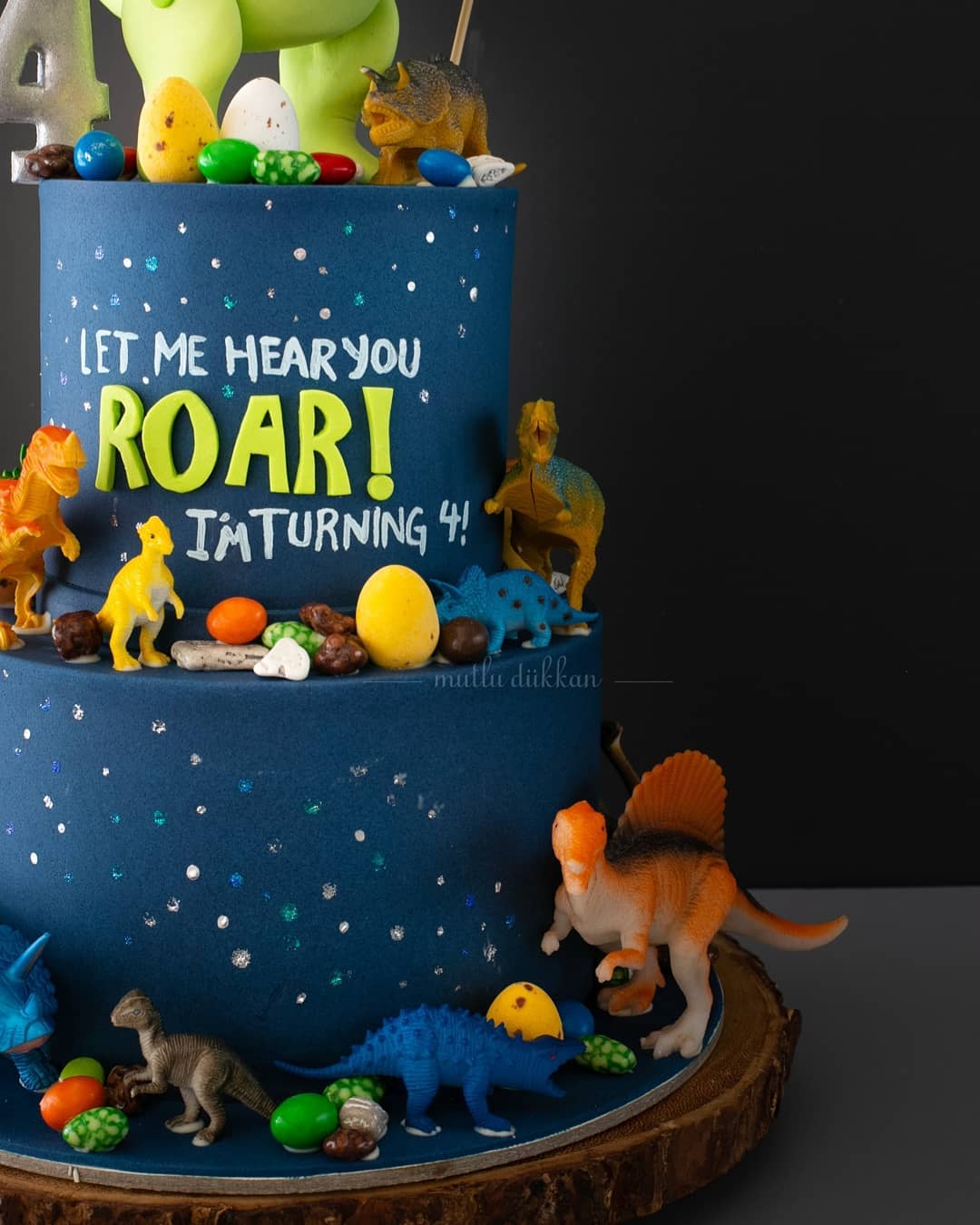 dinozor pasta – jurassic park temalı erkek çocuk pastası