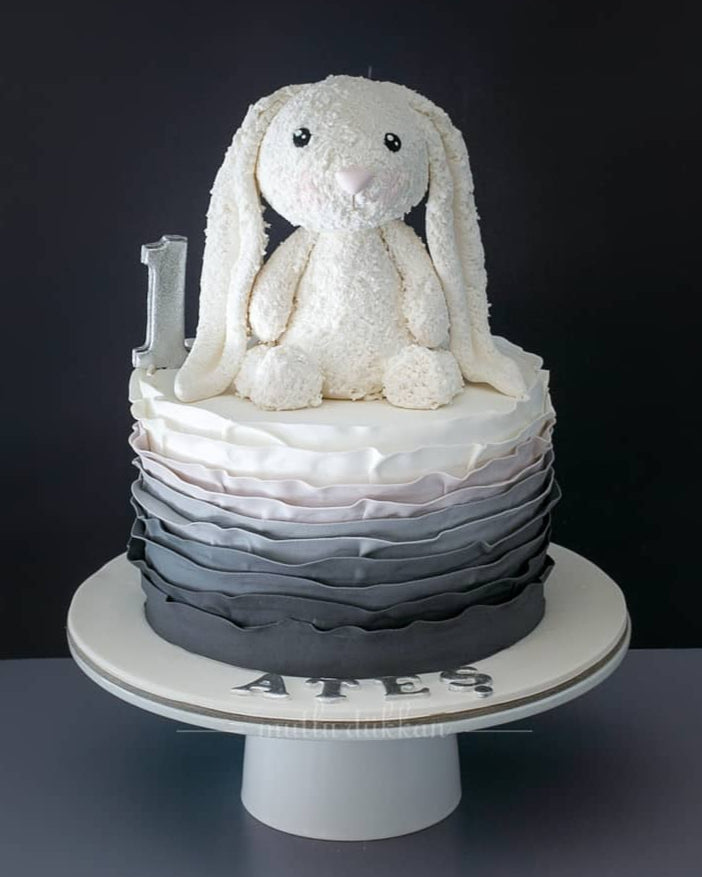 jellycat pasta – tavşan figürlü erkek çocuk pastası