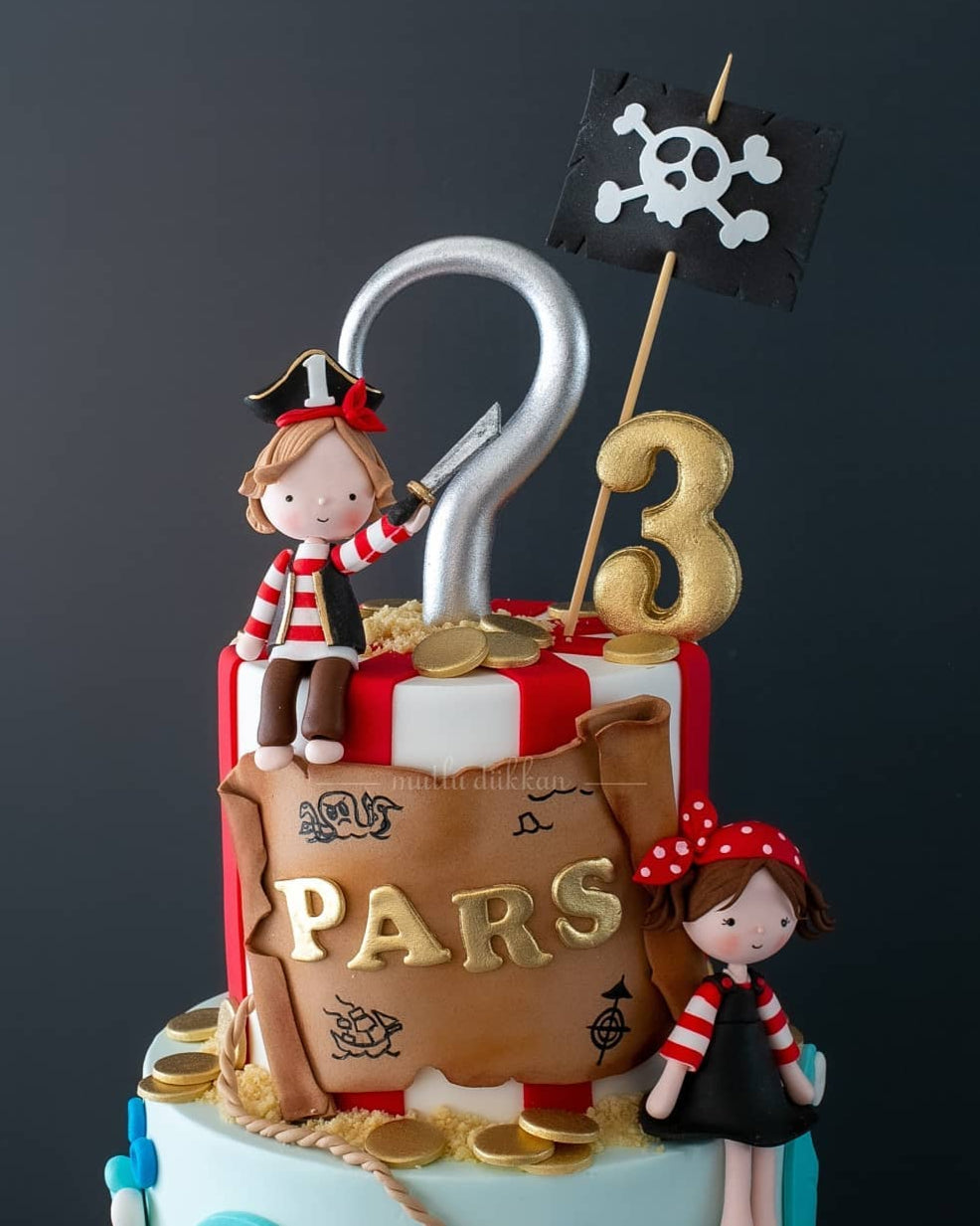 korsan pasta – hazine haritalı erkek kardeş pastası