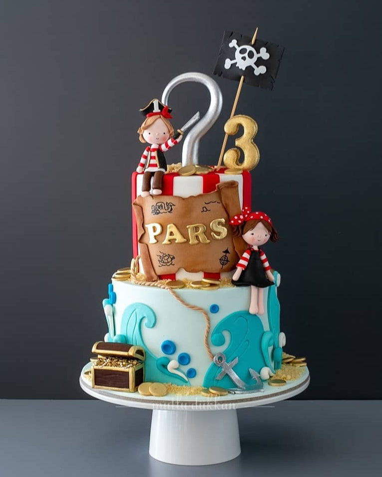 korsan pasta – hazine haritalı erkek kardeş pastası