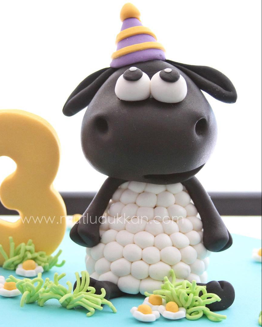 kuzu pasta – erkek çocuk doğum günü pastası