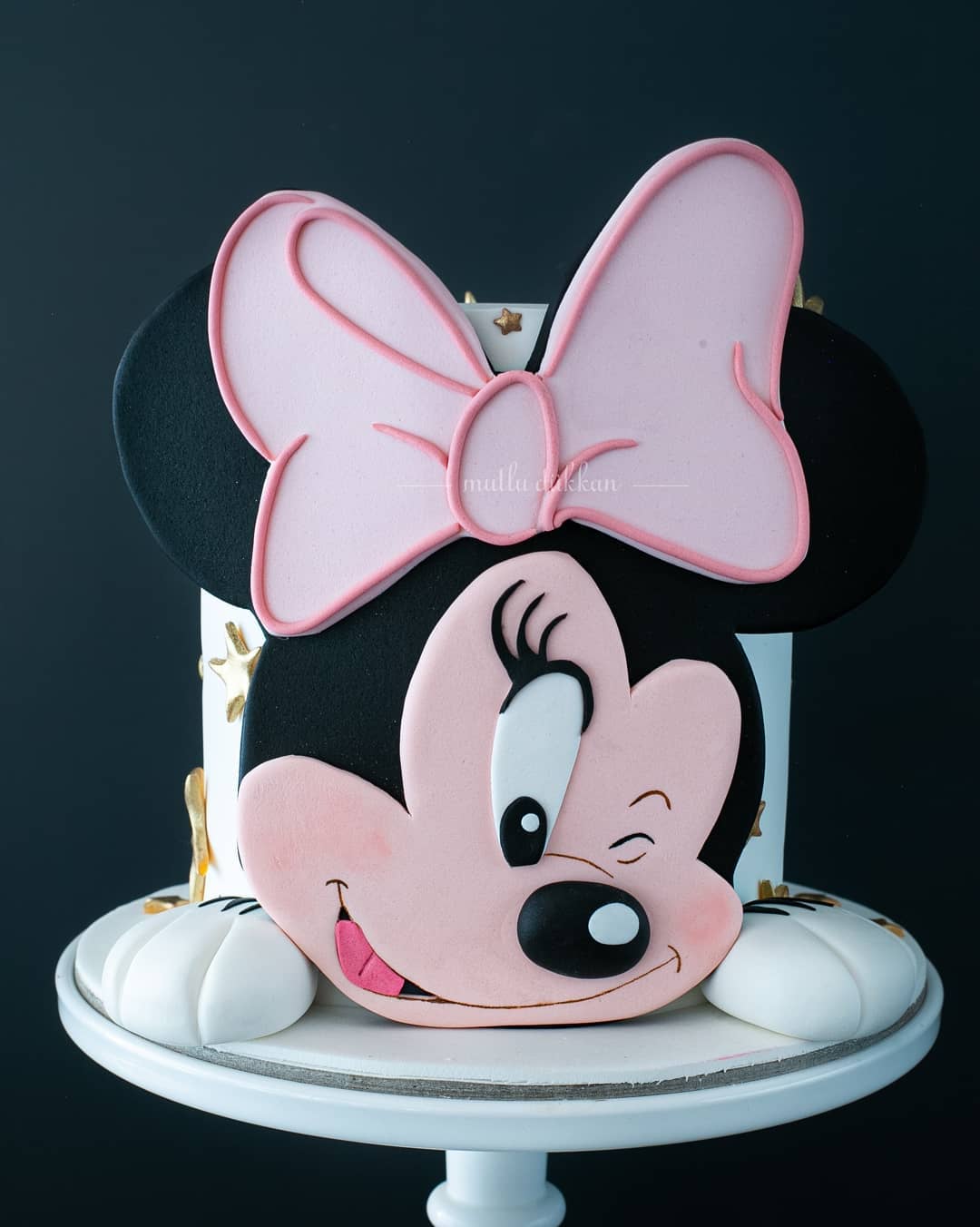 minnie mouse pasta – kız çocuk doğum günü pastası
