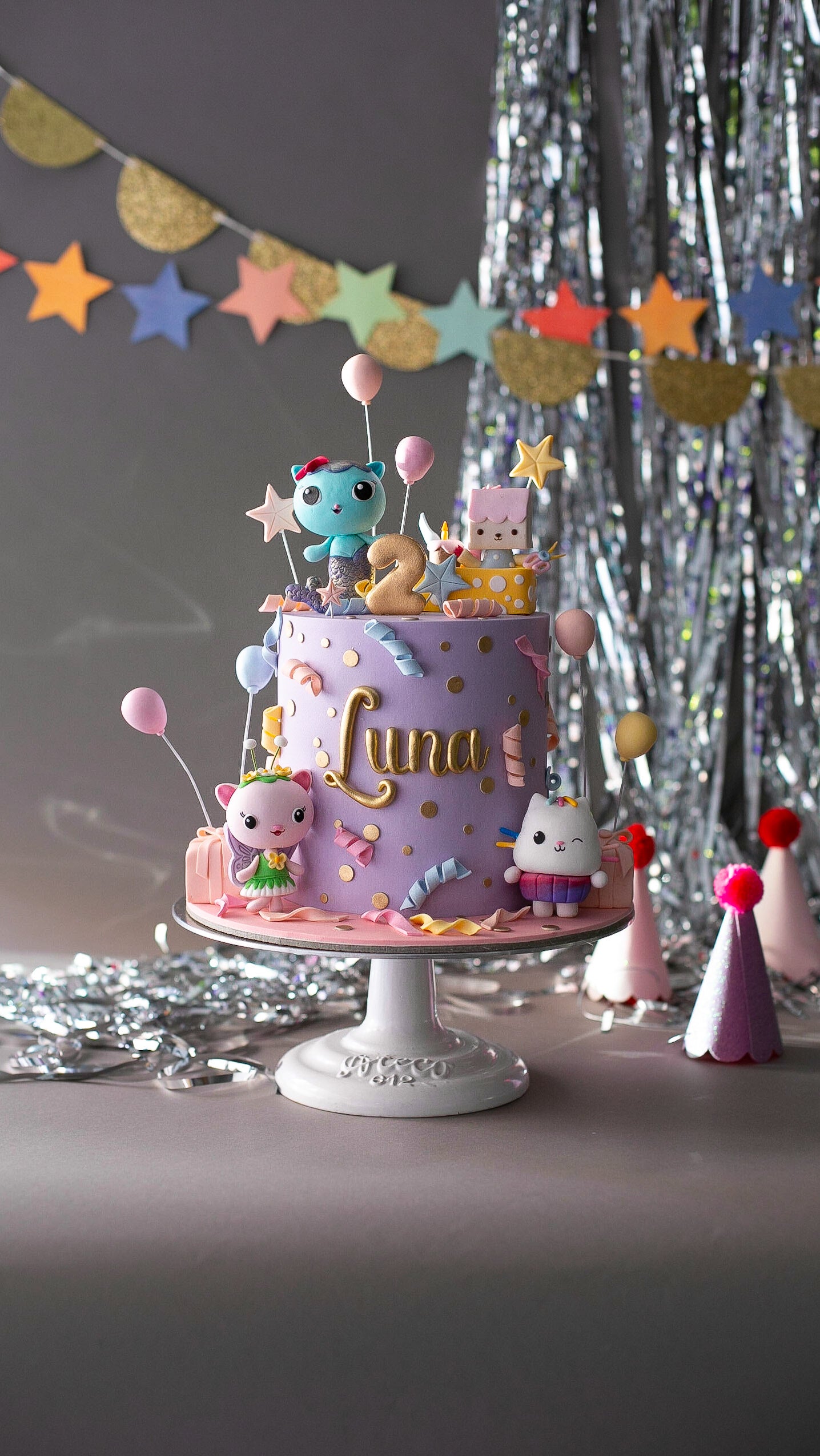 gabby pasta – kız doğum günü pastası