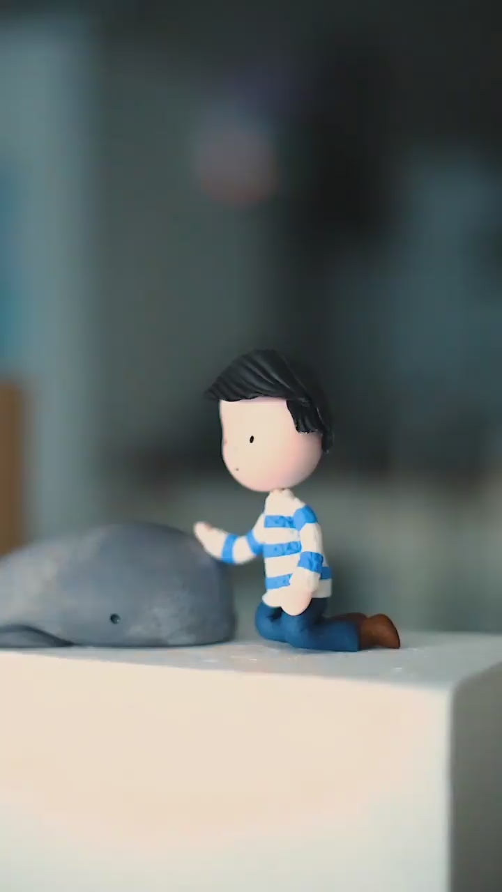 balina pasta – sahil ve deniz temalı erkek çocuk pastası