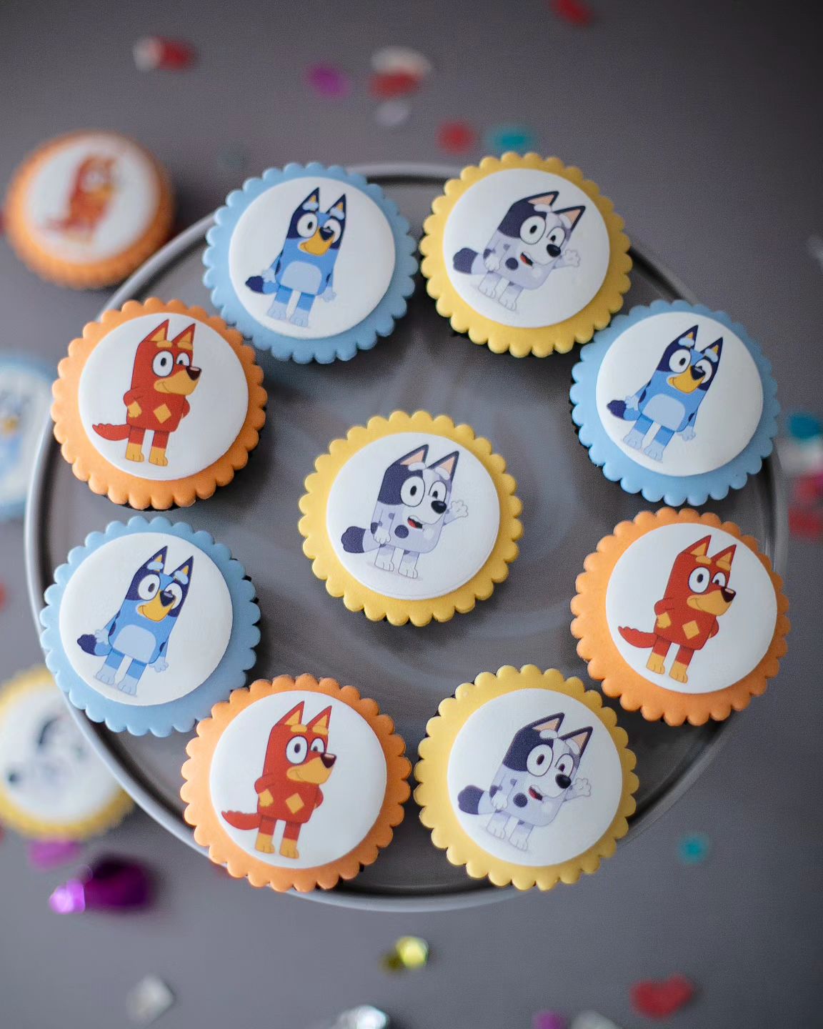 Bluey Cupcake