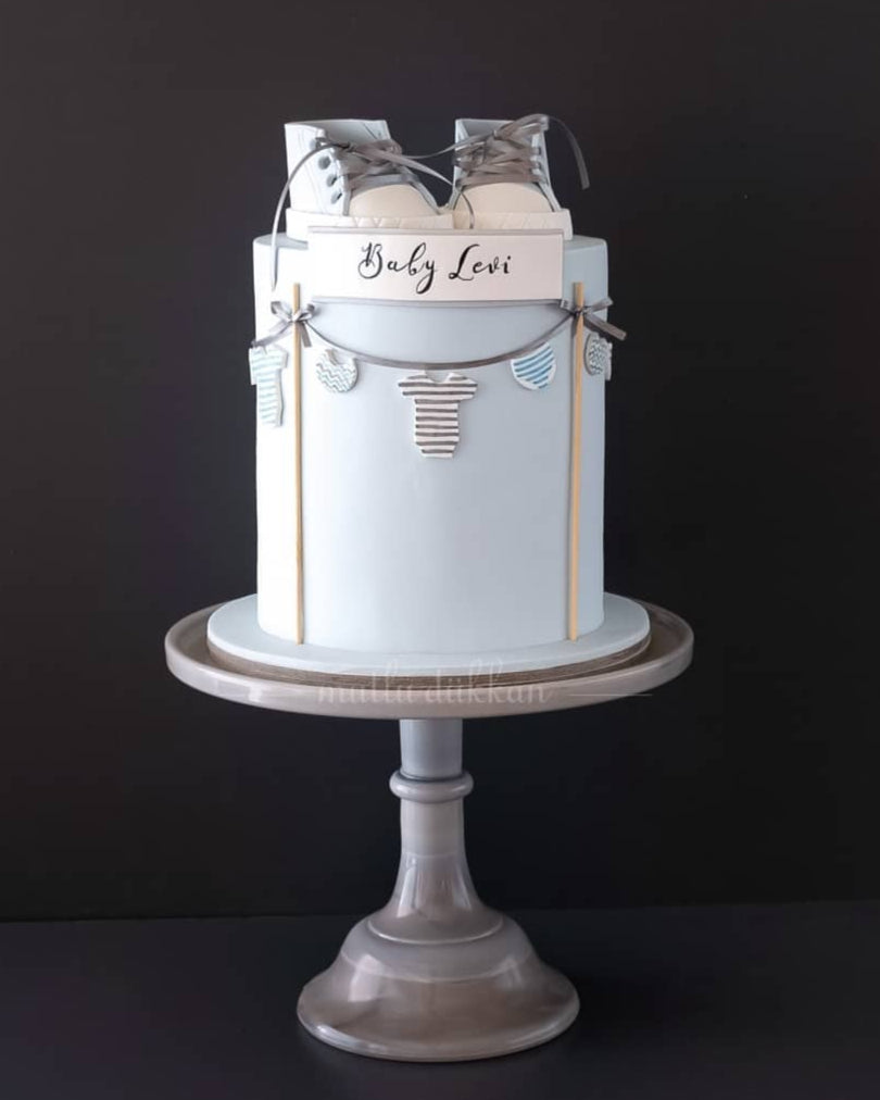 erkek bebek pastası – baby shower pastası
