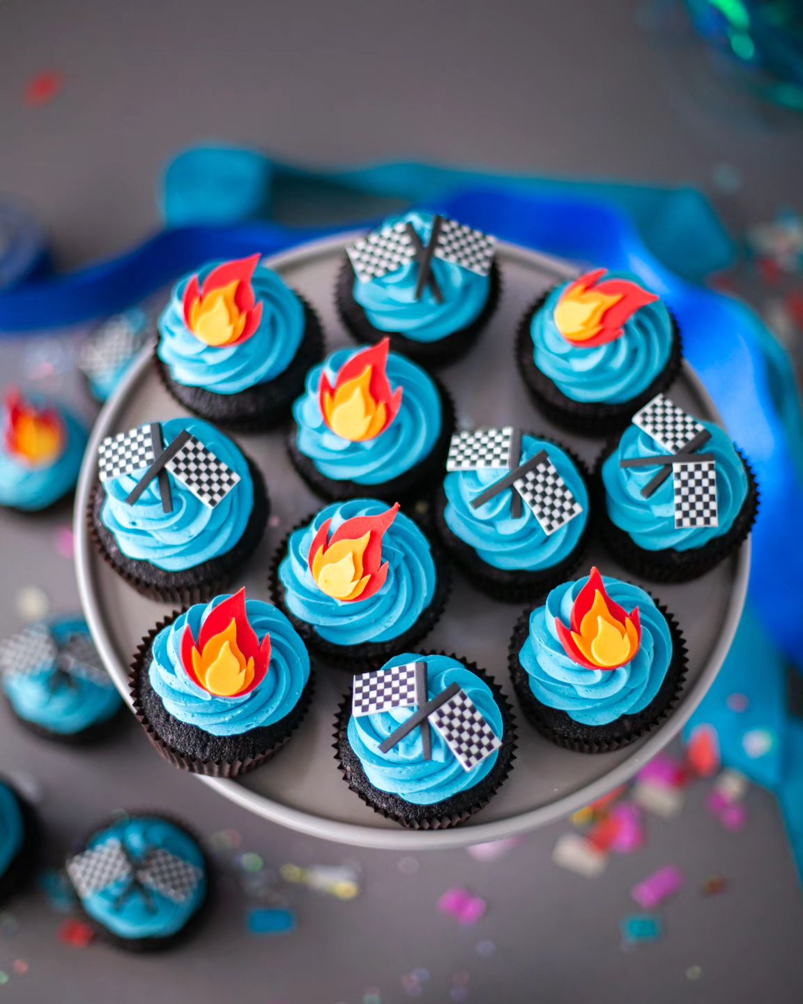 Hot Wheels Kremalı Cupcake