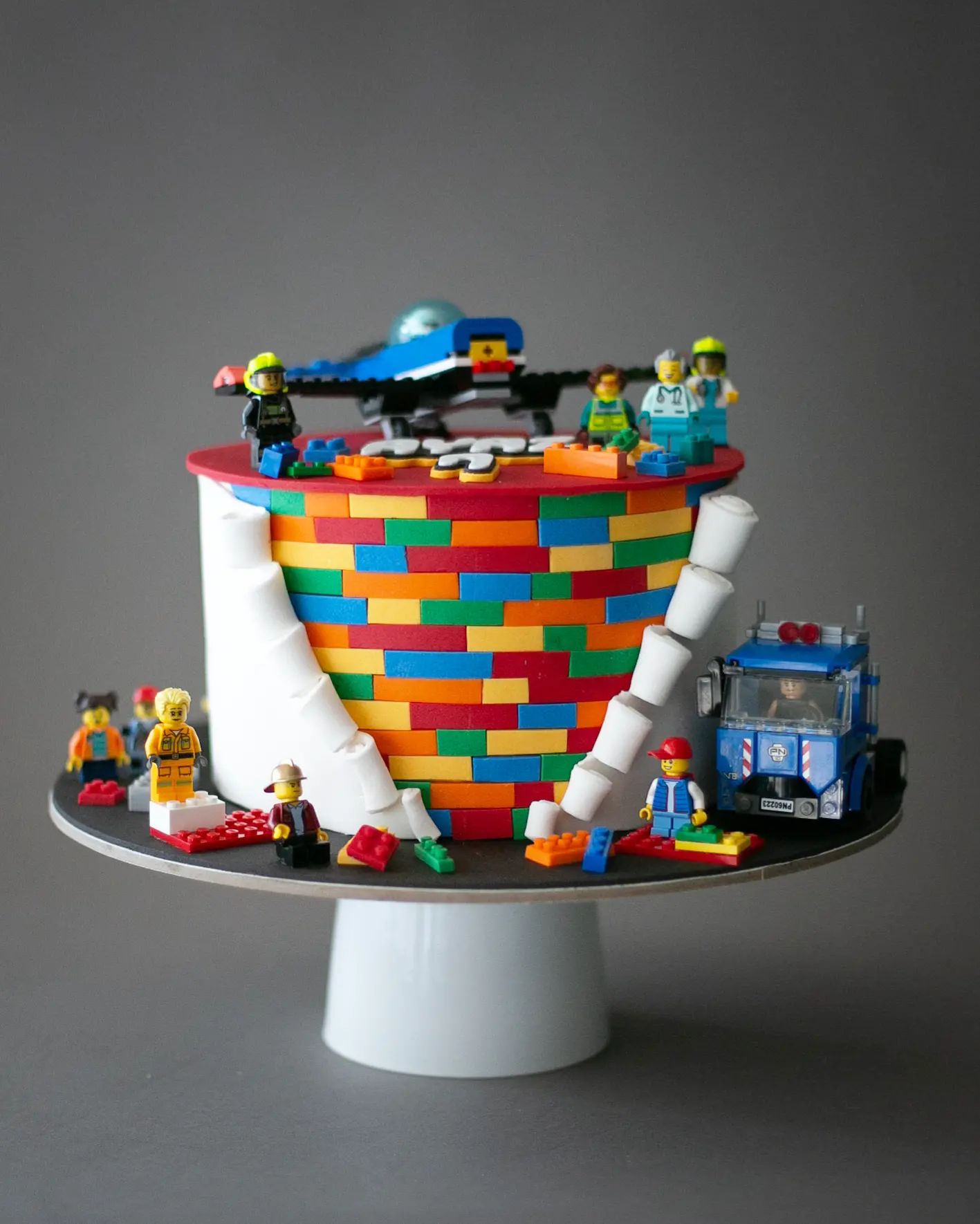 lego şehir pasta – erkek çocuk doğum günü pastası