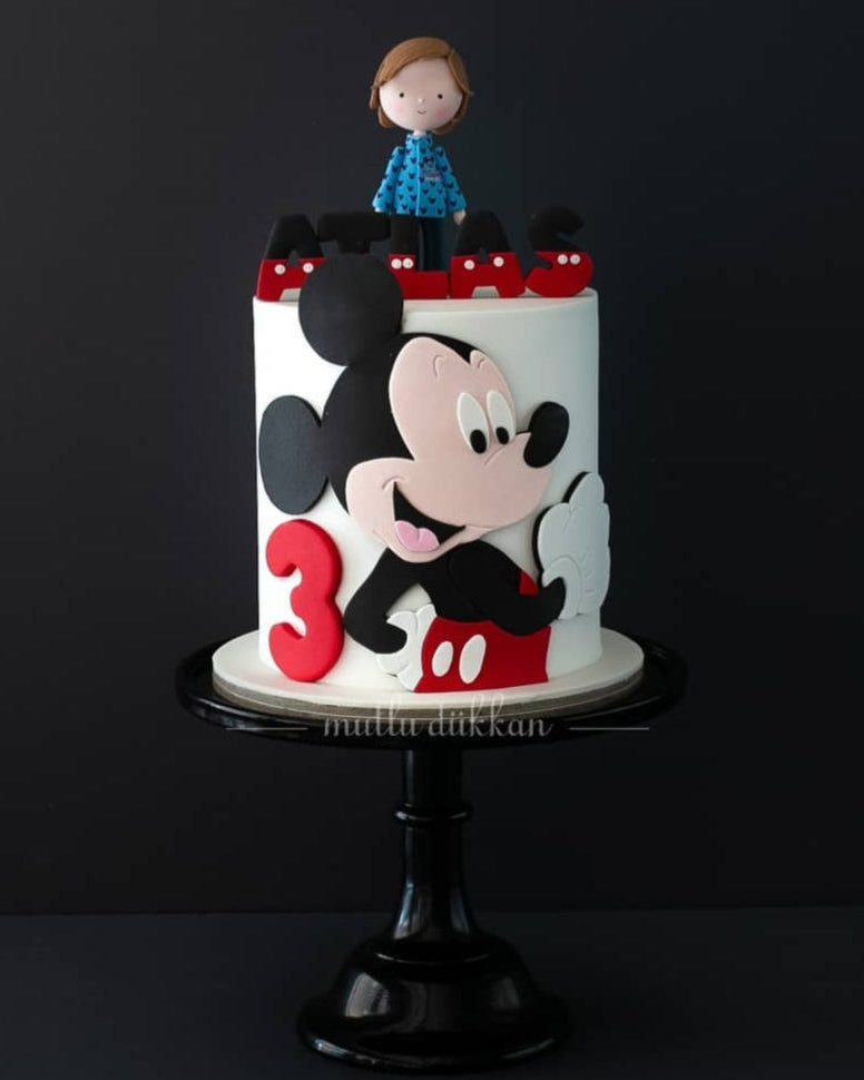 mickey mouse pasta – doğum günü pastası