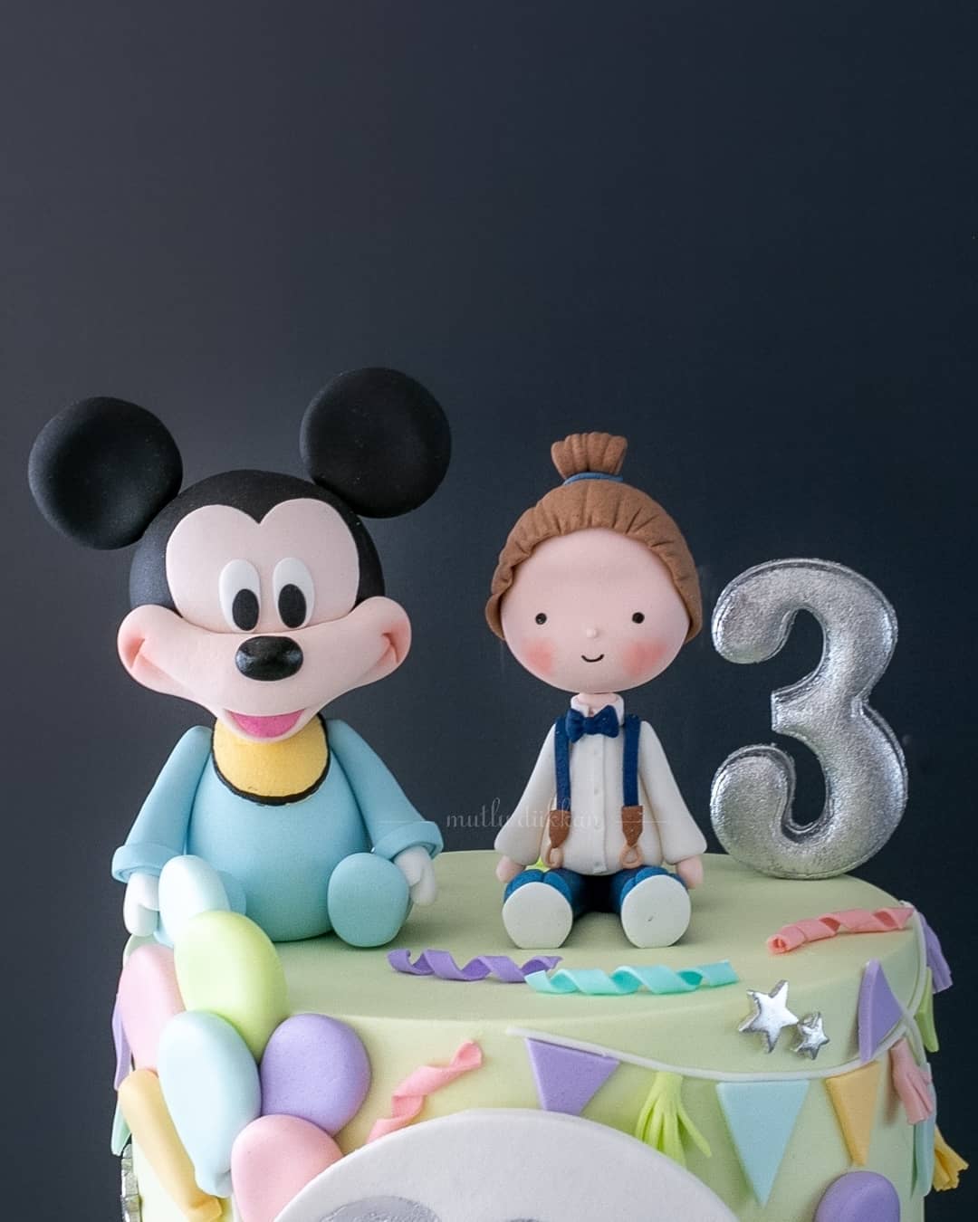 mickey pasta – çocuk pastası