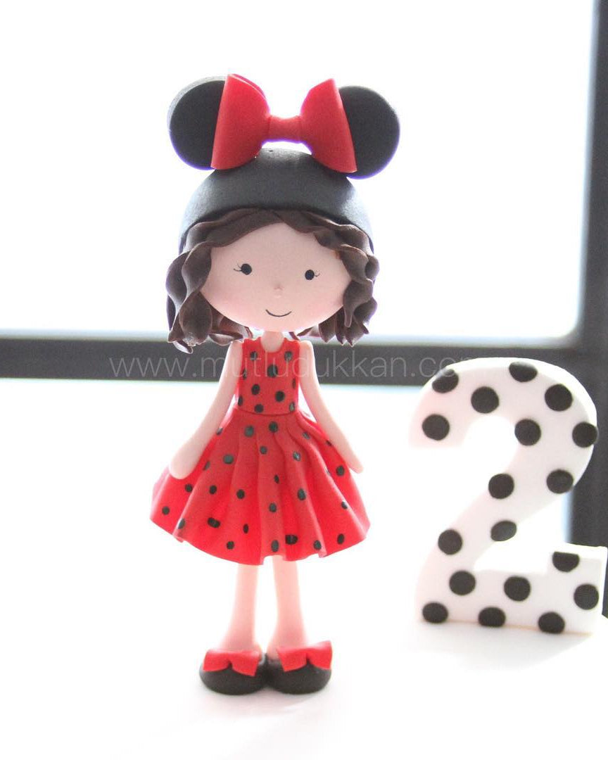mickey ve minnie pasta – kız çocuk doğum günü pastası