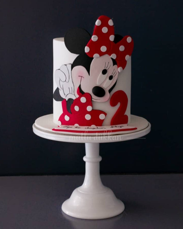 minnie pasta – kız çocuk pastası