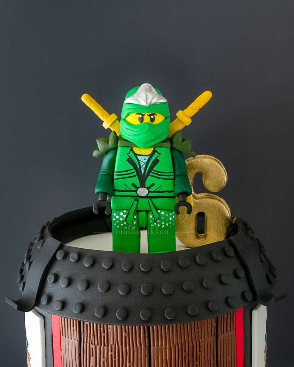 ninjago lego pasta – lloyd ninjago figürlü pasta