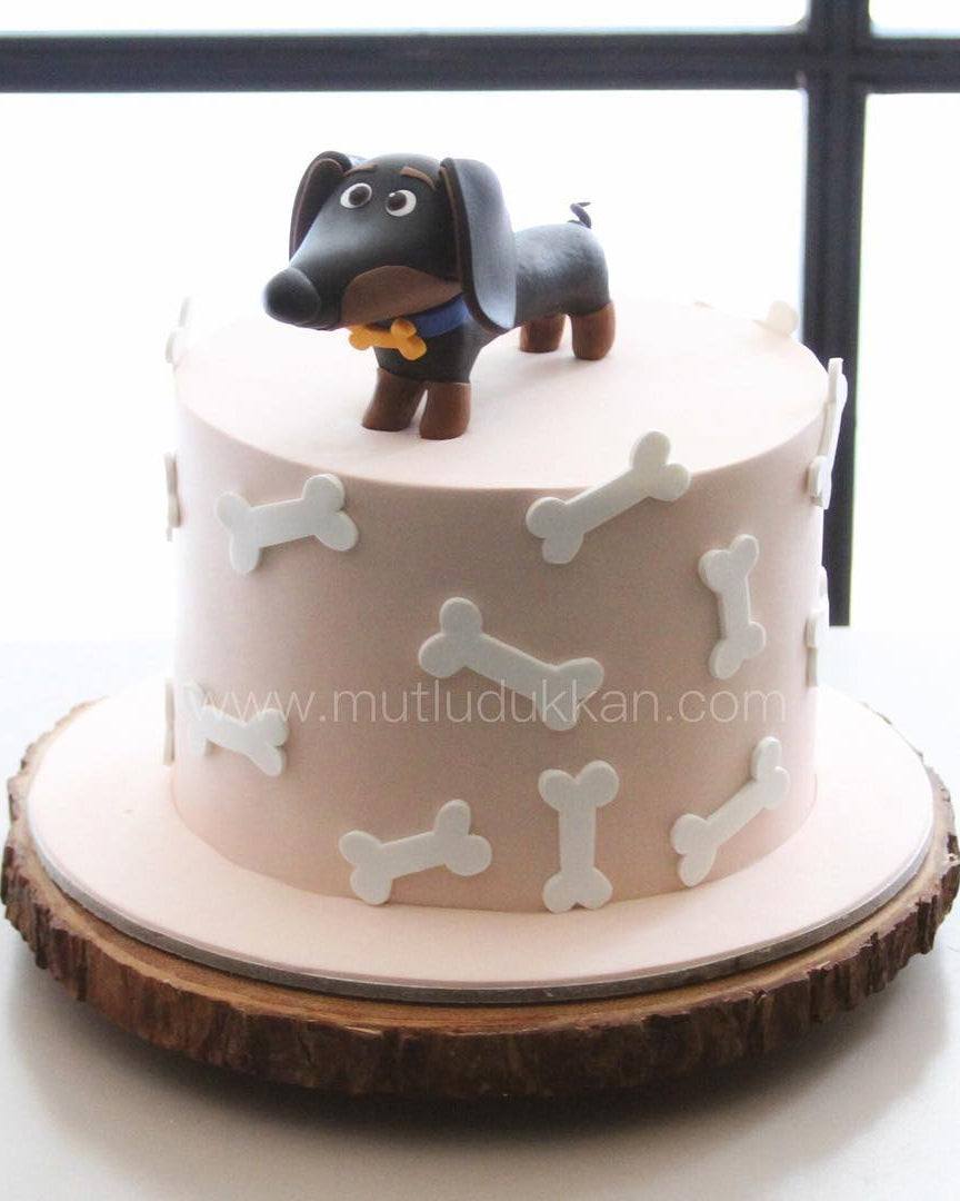 sosis köpek pasta – köpek doğum günü pastası