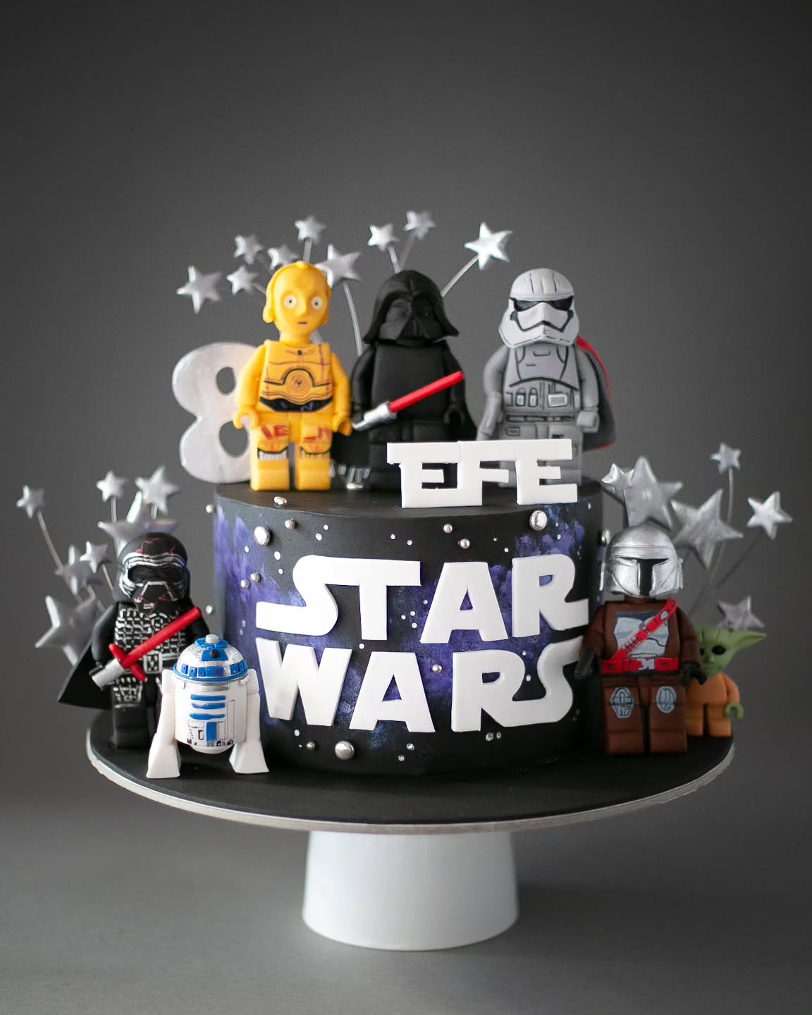 star wars pasta – lego temalı çocuk doğum günü pastası