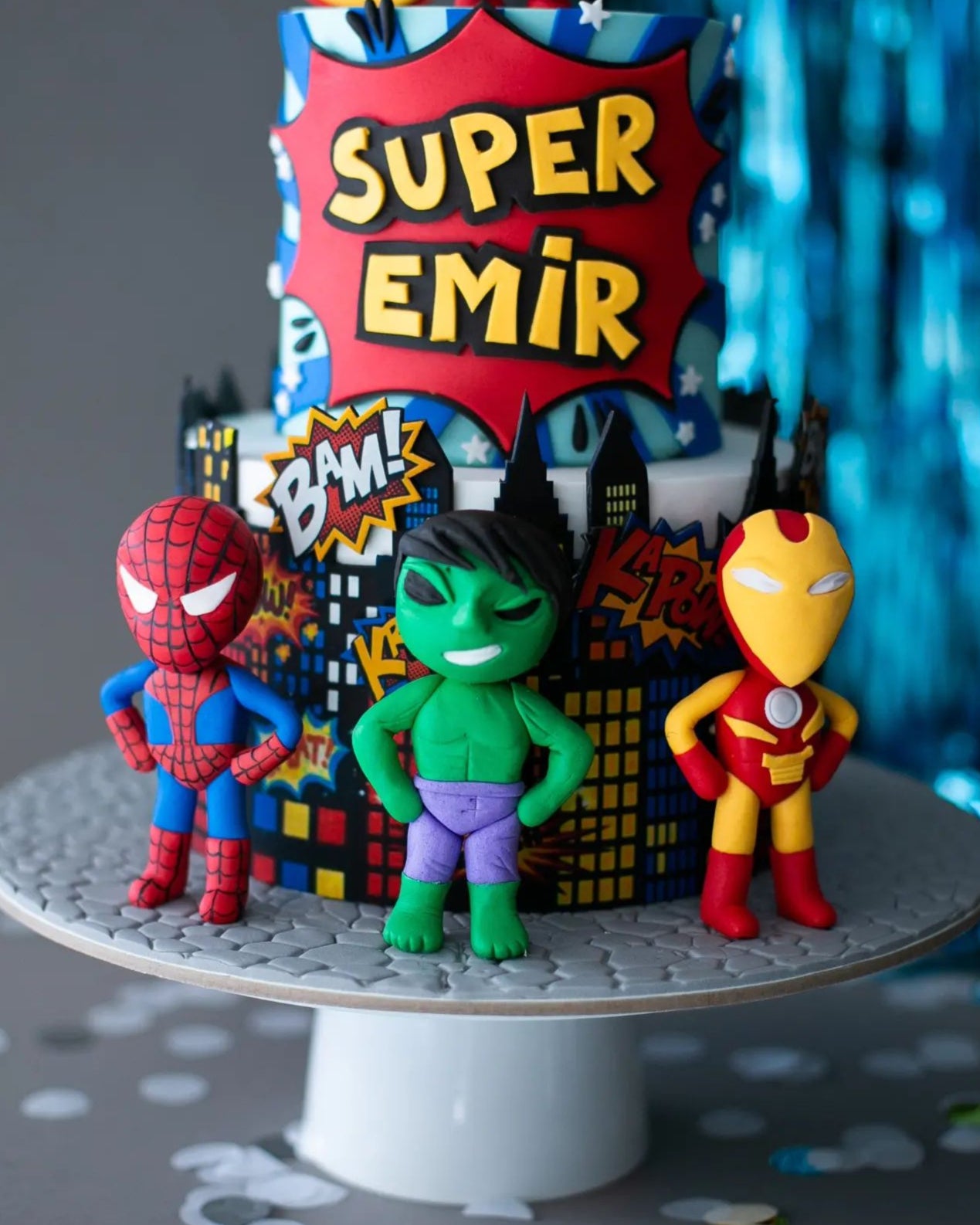 süper kahraman pasta – spiderman, hulk ve iron man pasta